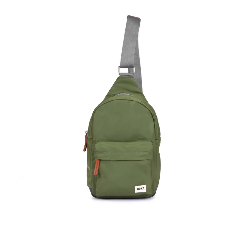 ROKA Willesden Grote tas van gerecycled nylon - Avocado