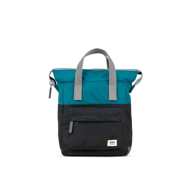 ROKA Creatieve verspilling Bantry B Marine/zwart Kleine tas van gerecycled nylon