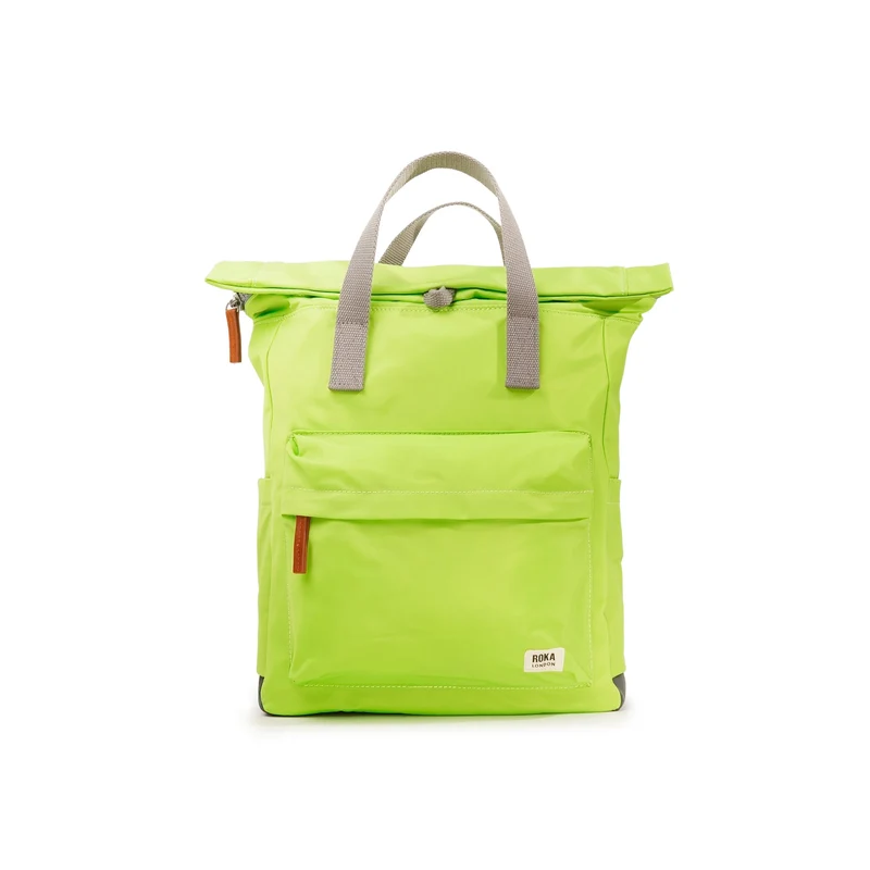 ROKA Canfield B Lime Medium Gerecyclede Nylon Tas