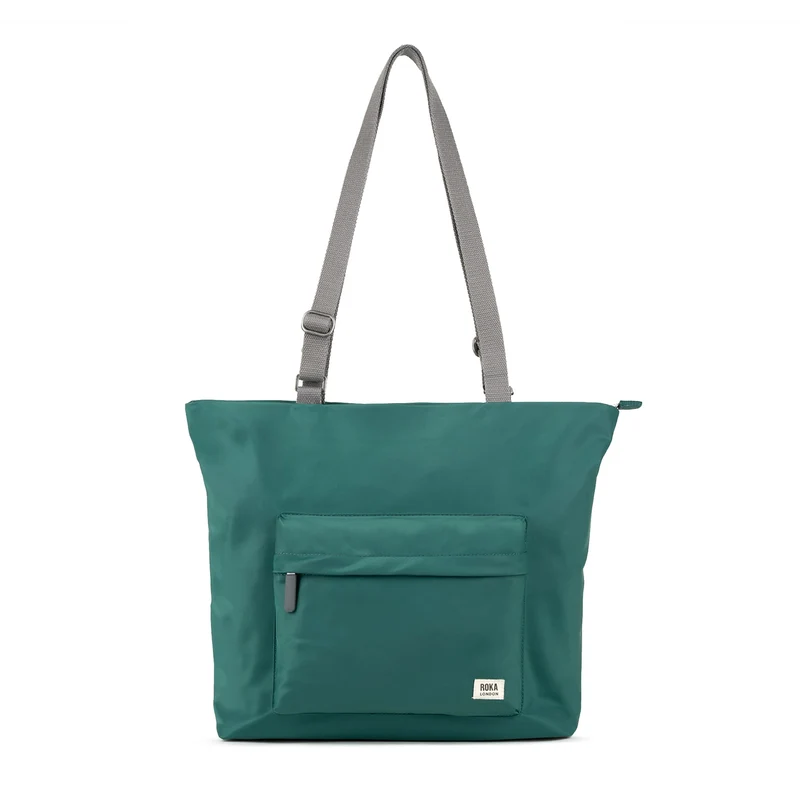 ROKA Trafalgar B Teal gerecyclede nylon tas