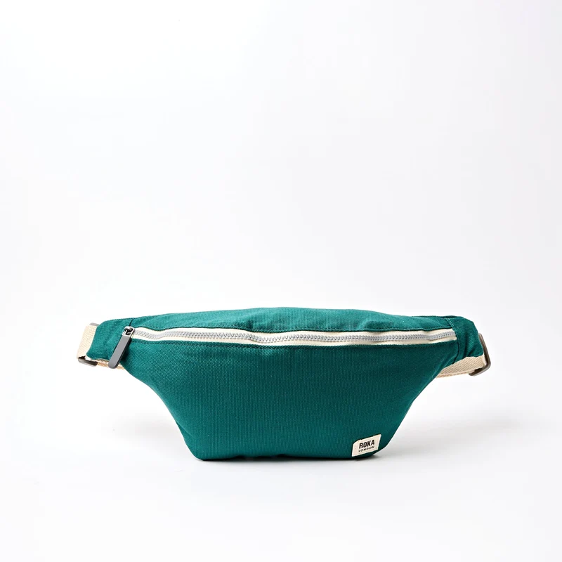 ROKA Mill Hill Crossbodytas van katoen canvas | Turquoise