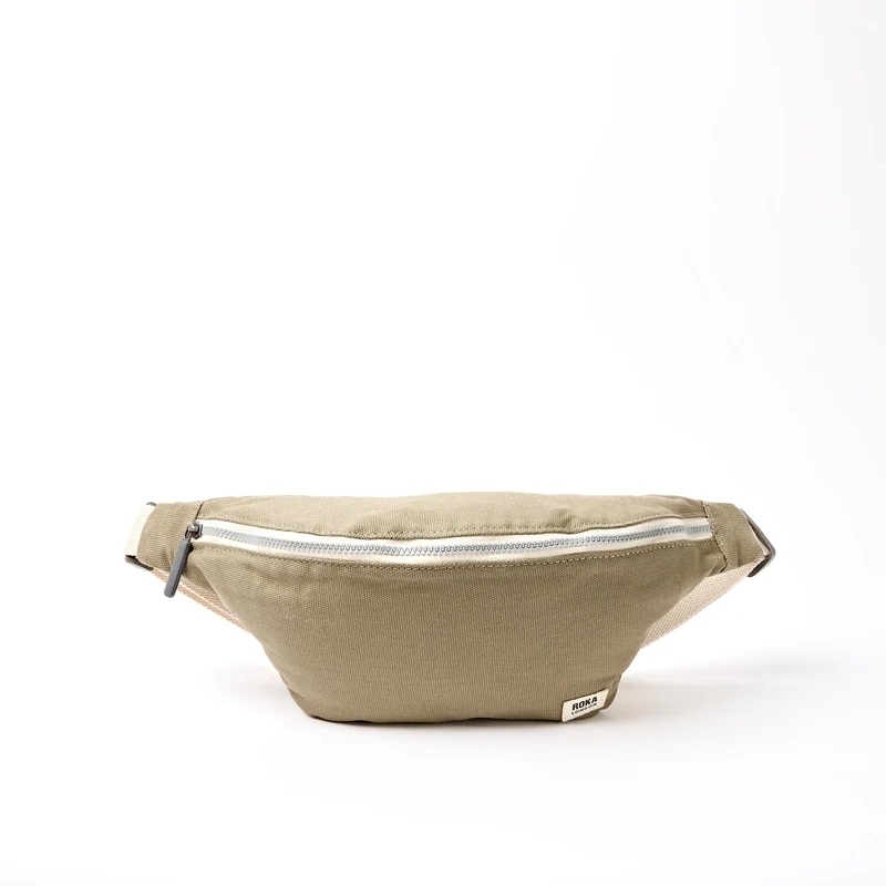 ROKA Mill Hill Crossbodytas van katoen canvas | Taupe