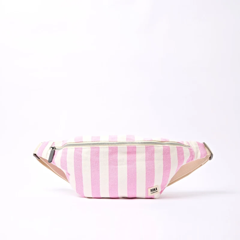 ROKA Mill Hill Crossbodytas van katoen canvas | Sherbet Stripe