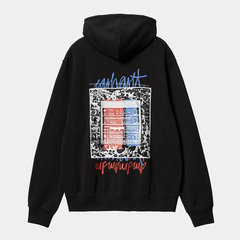 Carhartt WIP Stereo-hoodie voor heren - zwart