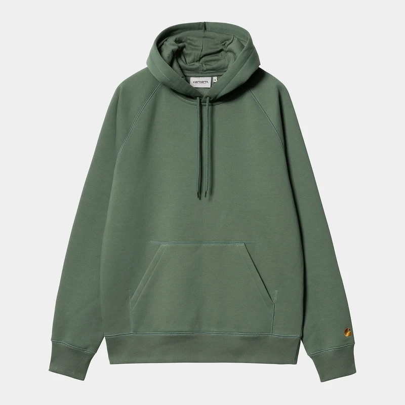 Carhartt WIP Heren Chase Hoodie - Eendgroen