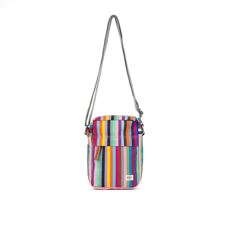 ROKA Bond Tas van gerecycled canvas met meerdere strepen, één maat