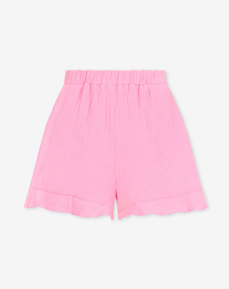 MOUSSELINE SHORTS HARD ROZE