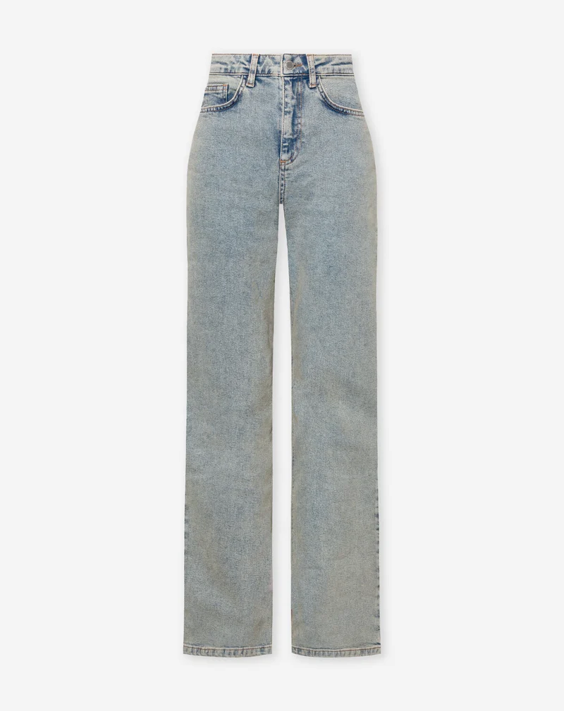 BOOTCUT JEANS VINTAGE BLAUW