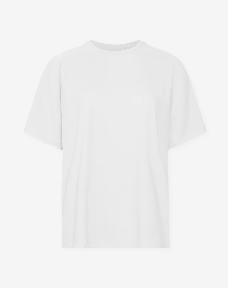 LONG BASIC OVERSIZED TEE CRÈME