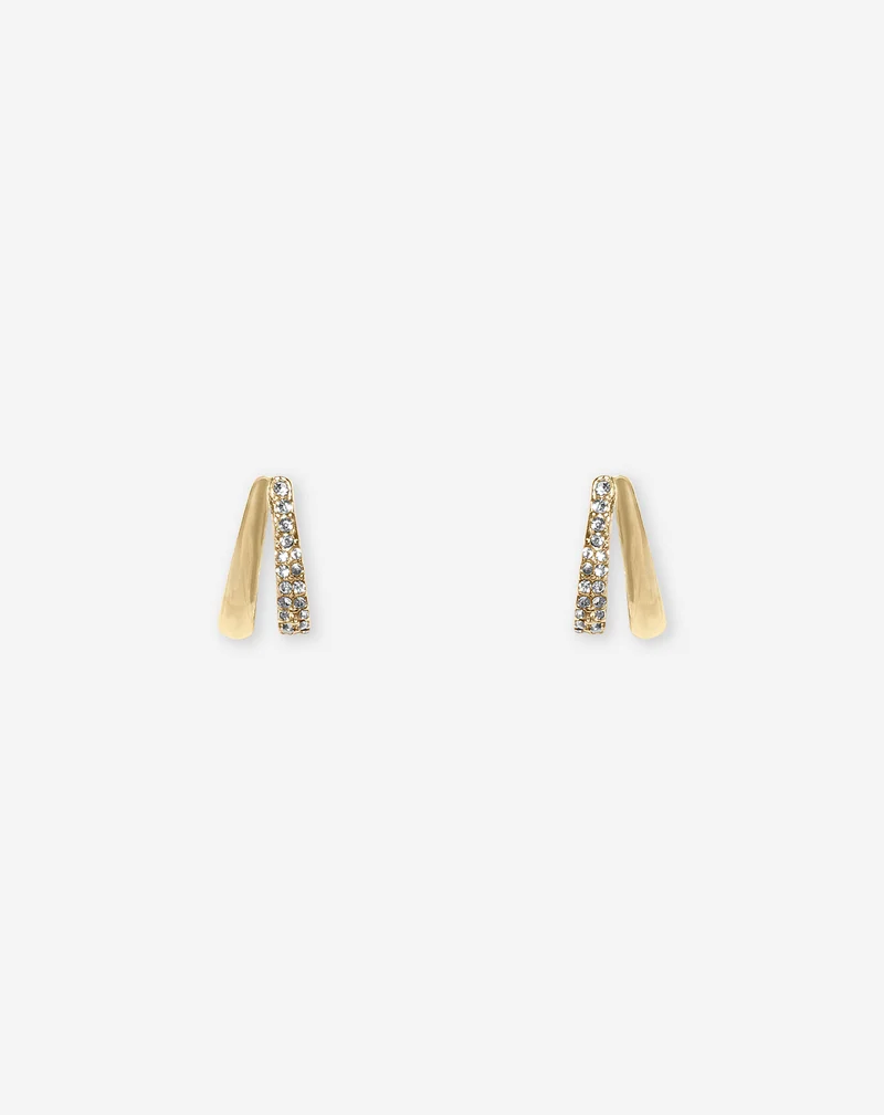 SMALL TWIN TEARDROP EARRINGS