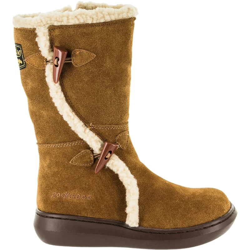 Rocket Dog Dames Slope Mid-Kalf Winterlaars - Camel