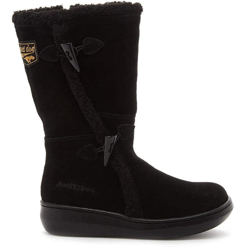 Rocket Dog Dames Slope Halfhoge Winterlaars - Zwart