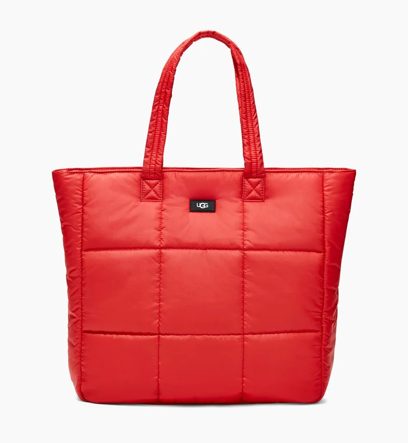 UGG Dames Ellory Puff Tote Bag - Rood