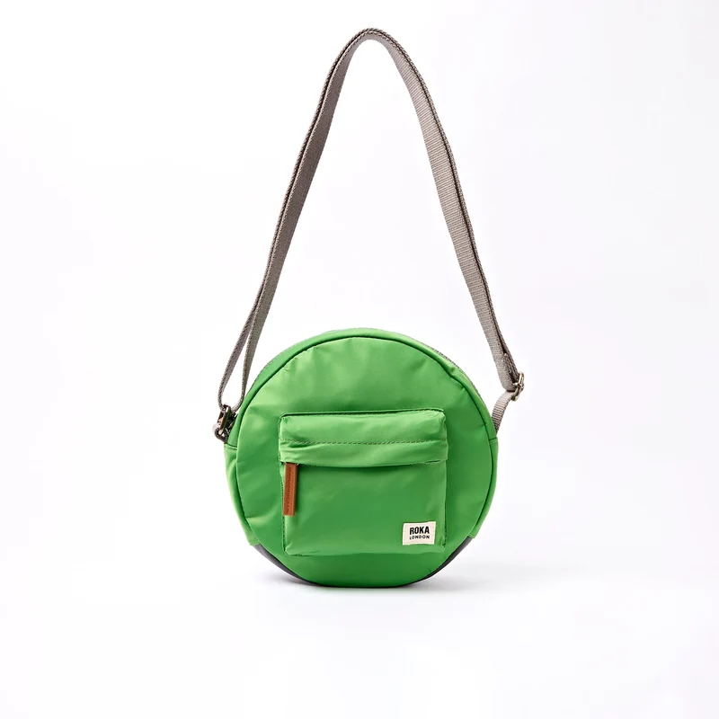ROKA Paddington B Kleine Tas van Gerecycled Nylon | Online Lime