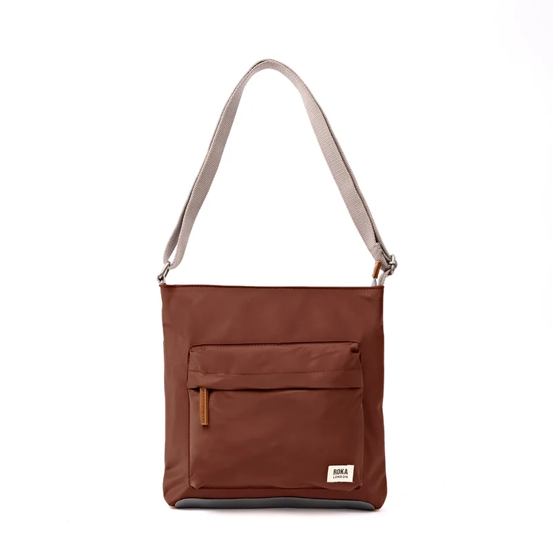 ROKA Kennington B Medium Tas van Gerecycled Nylon | Rocky Road