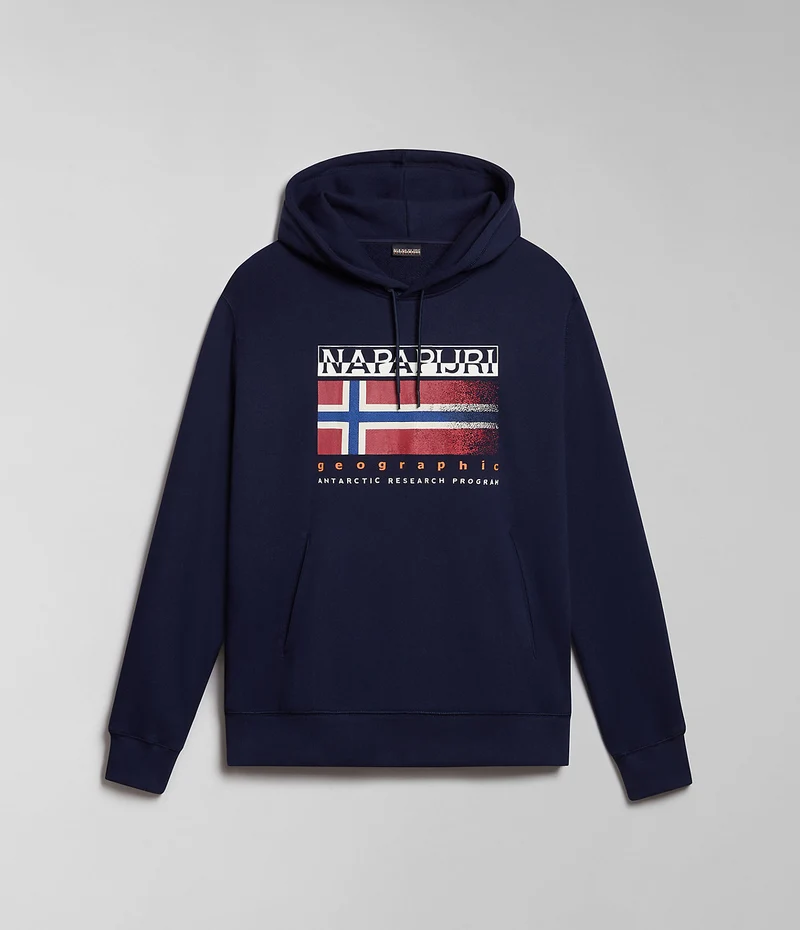 Napapijri Heren Kreis Hoodie - Marineblauw