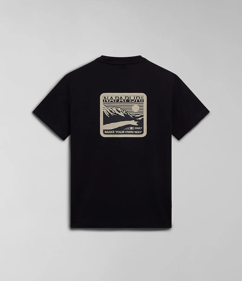 Napapijri Heren Gouin T-shirt - Zwart