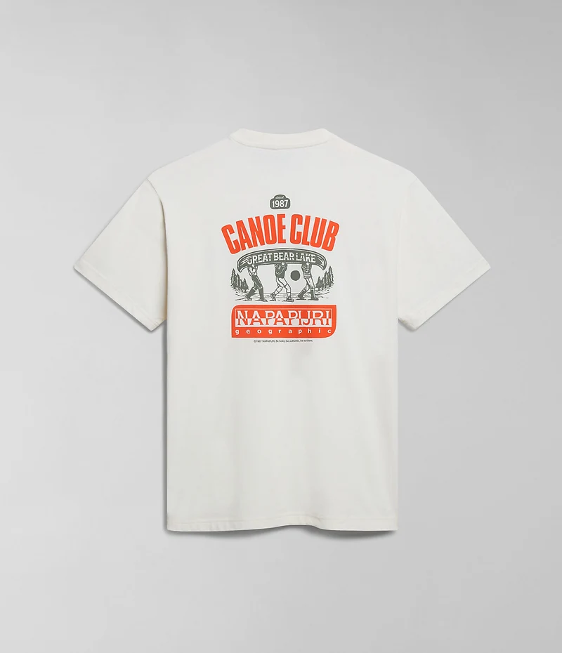 Napapijri Gouin T-shirt voor heren - Wit Whisper