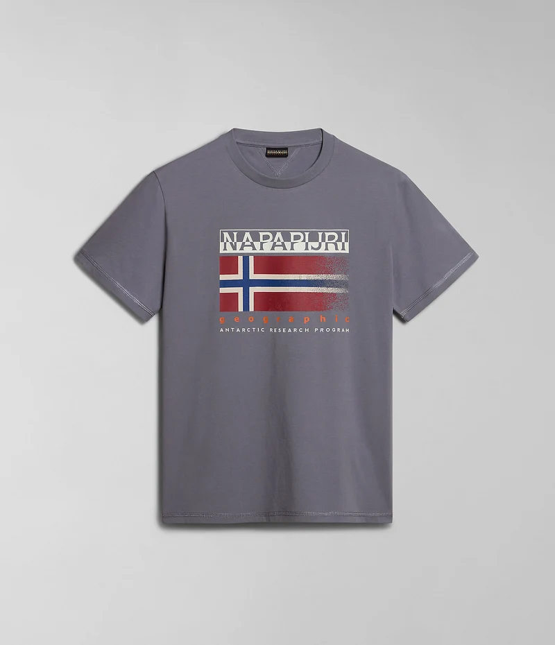 Napapijri Heren Kreis T-shirt - Grijze Uil