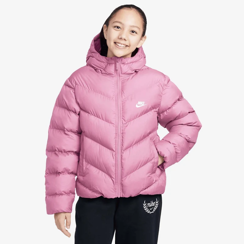 sportswear all day play Therma-FIT gewatteerd ruimvallend kinderjack