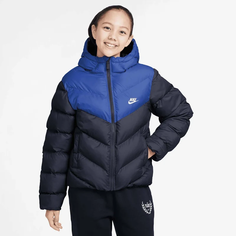 sportswear all day play Therma-FIT gewatteerd ruimvallend kinderjack