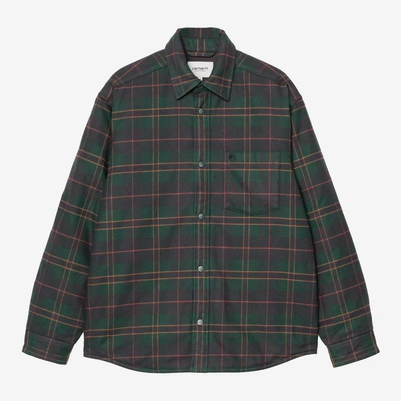 Carhartt WIP Heren Gargan overhemdjack | Donkere sparrenruit