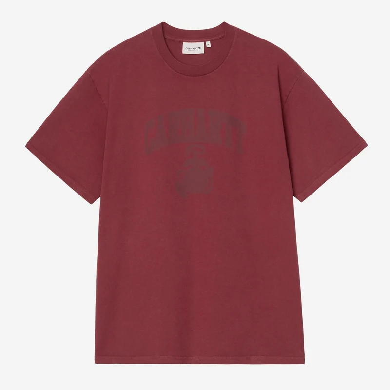 Carhartt WIP Heren T-shirt van het Pond Corps in vervaagde kleuren | Marsala