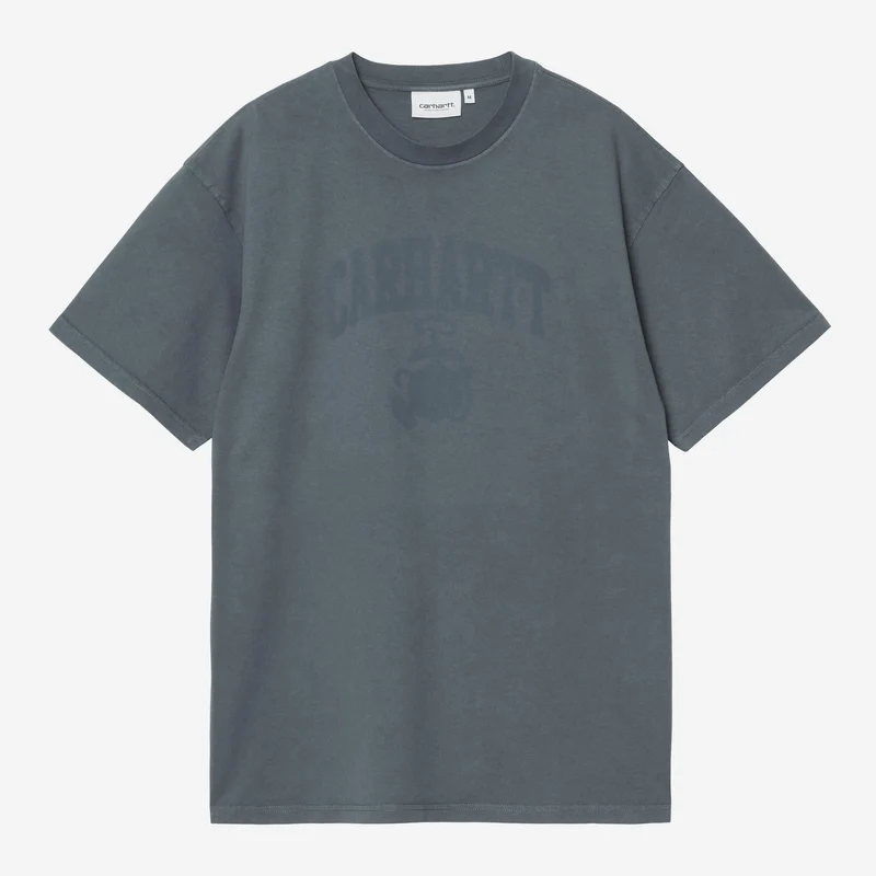 Carhartt WIP Heren T-shirt van het Pond Corps met een vervaagd design | Deep Night