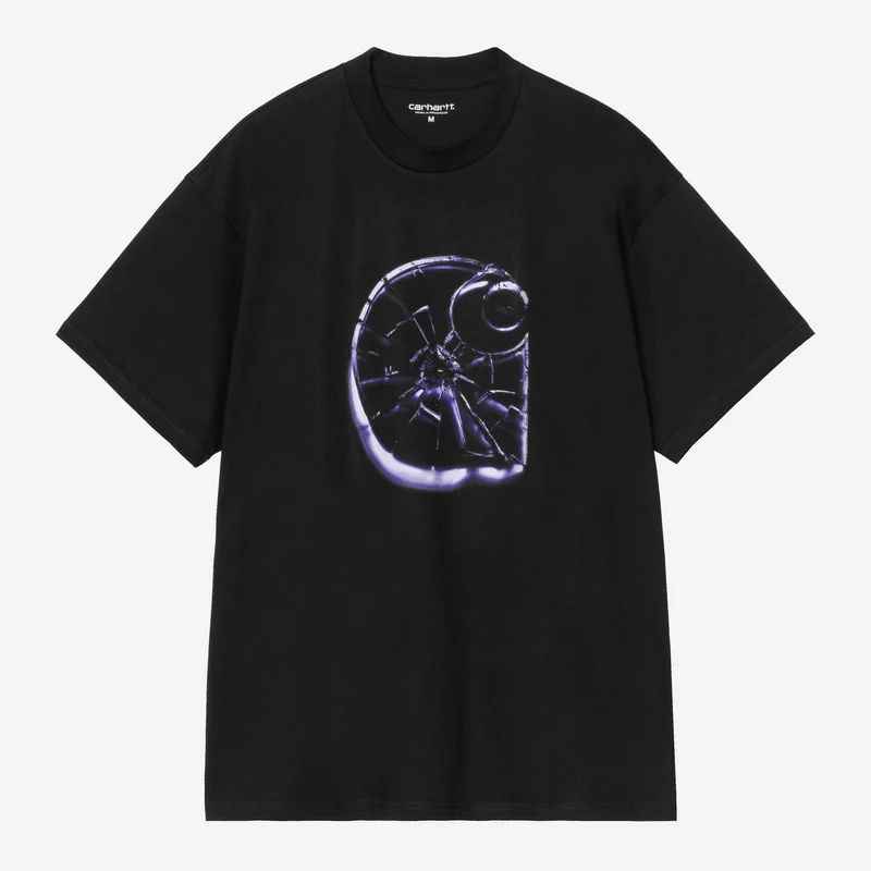 Carhartt WIP Heren T-shirt met gebroken print | Zwart
