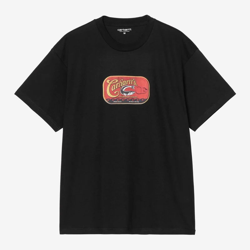 Carhartt WIP Heren Sardinas T-shirt | Zwart