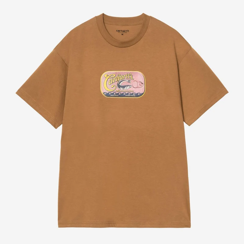 Carhartt WIP Heren Sardinas T-shirt | Hamilton Brown