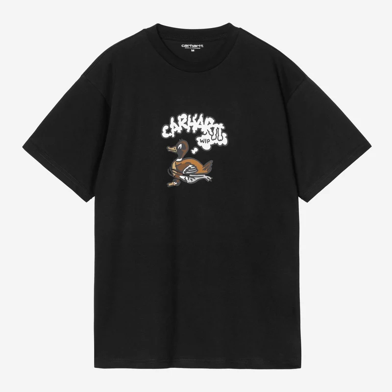 Carhartt WIP Heren Duck Duck T-shirt | Zwart