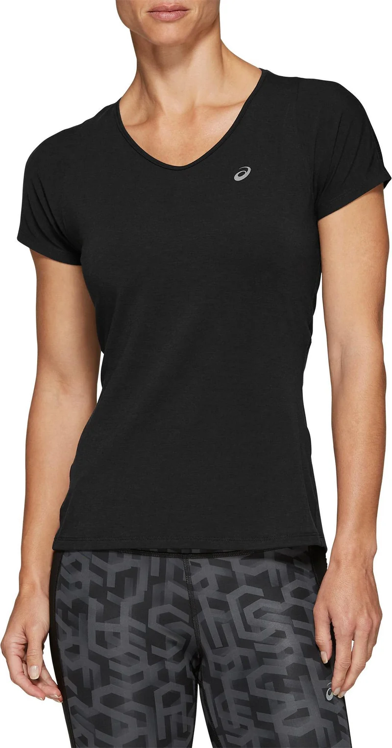 asics V-NECK SS TOP