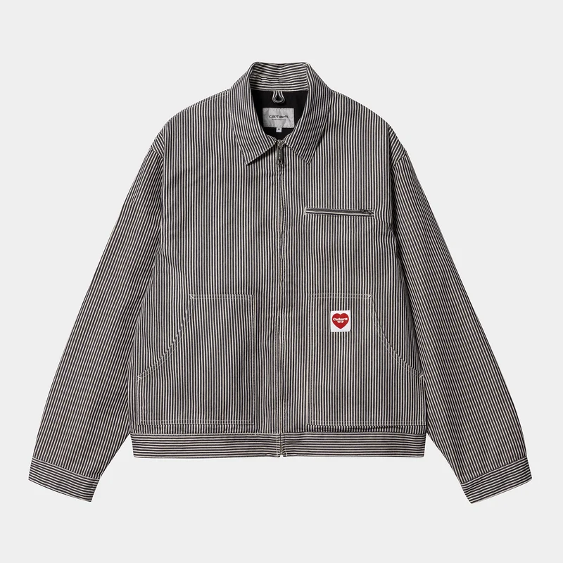 Carhartt WIP Terrell herenjack - donker marineblauw / wax