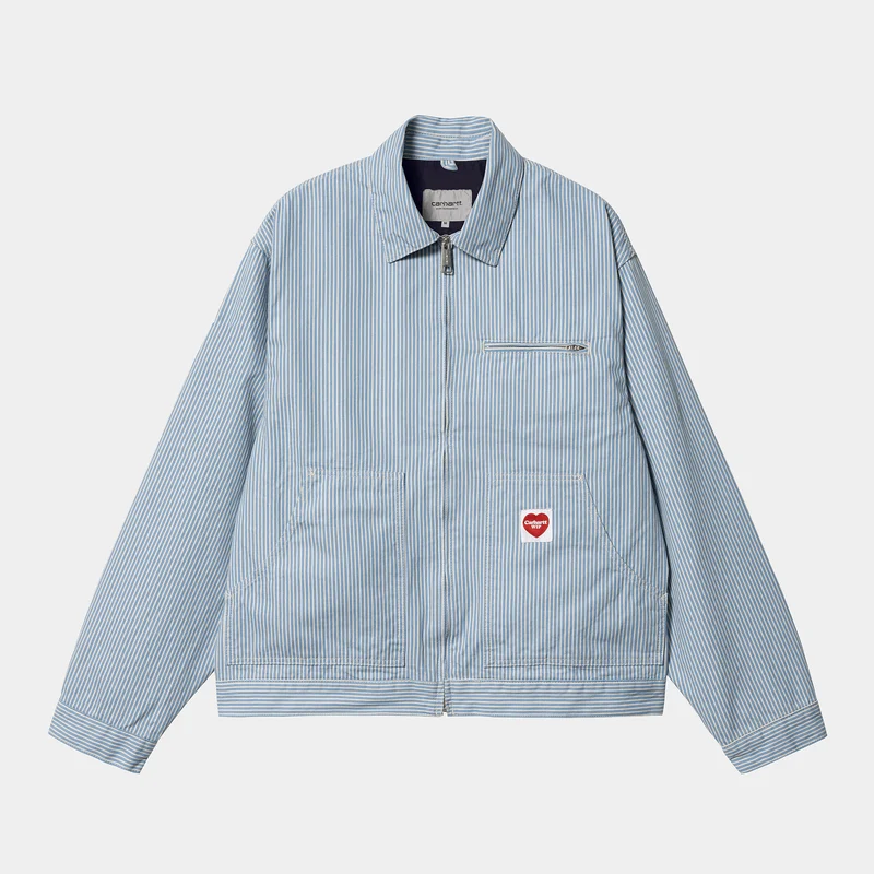 Carhartt WIP Terrell herenjack - bleekmiddel / wax