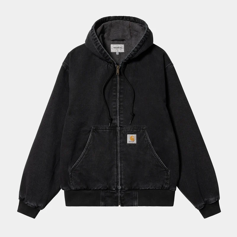 Carhartt WIP HEREN OG Active Stone Washed Jacket - Zwart