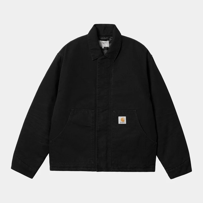 Carhartt WIP Heren OG Arcan Aged Canvas Jack - Zwart