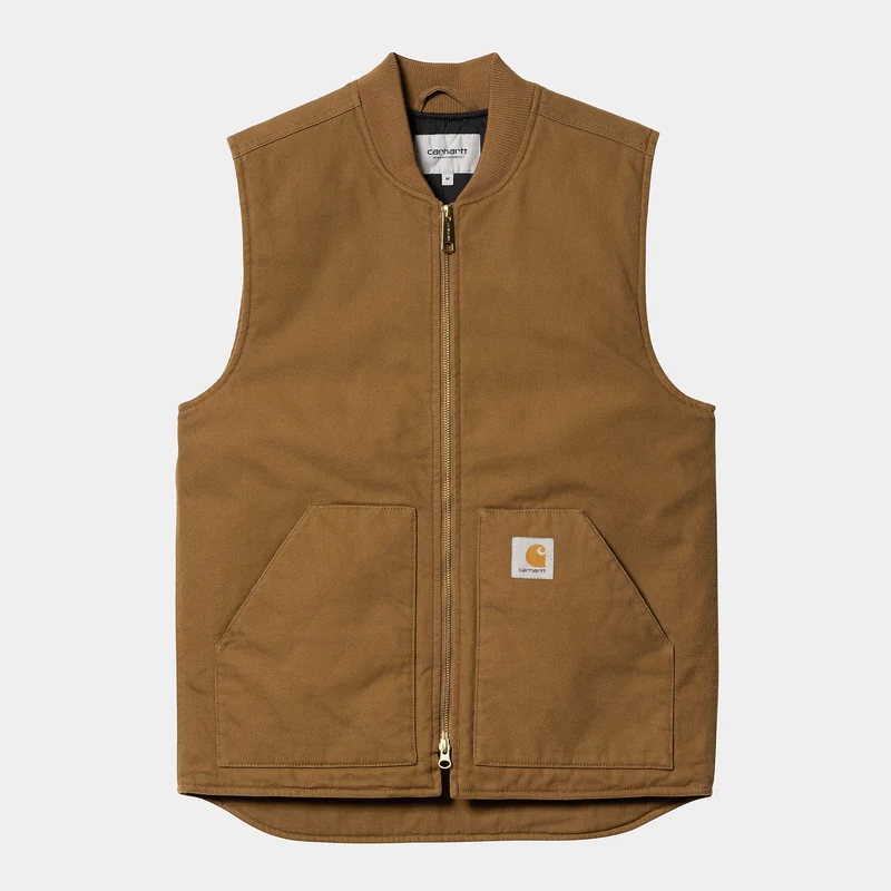 Carhartt WIP Heren zwaar stenen wasvest - Hamilton bruin