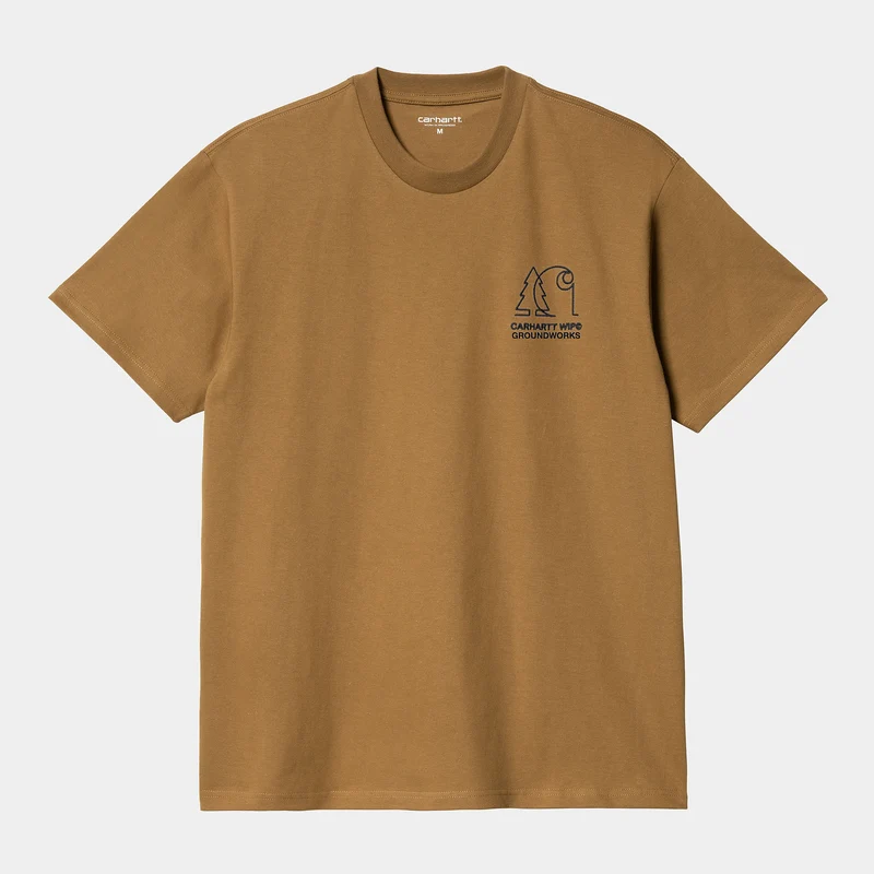Carhartt WIP Grondwerk T-shirt voor heren - Hamilton bruin