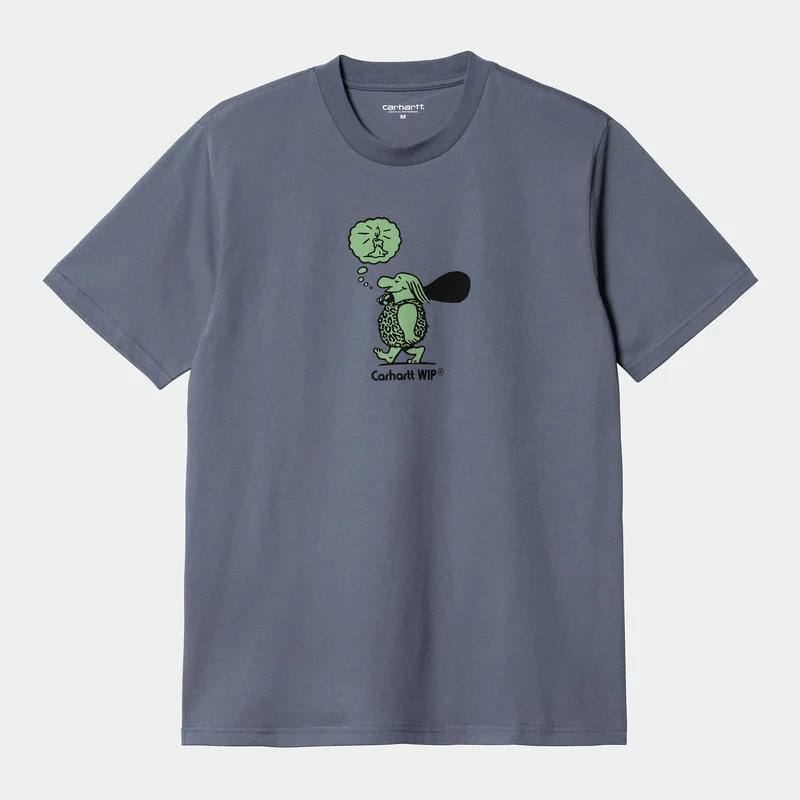 Carhartt WIP Heren origineel gedachte T-shirt - Hudson blauw
