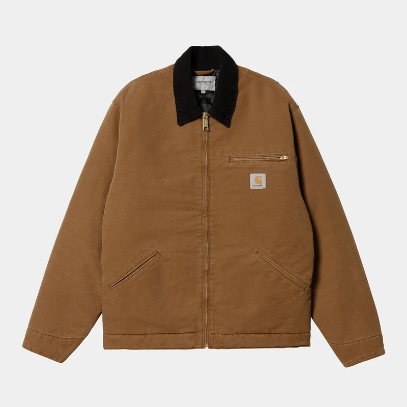 Carhartt WIP Heren Detroit jas - diep Hamilton bruin / zwart