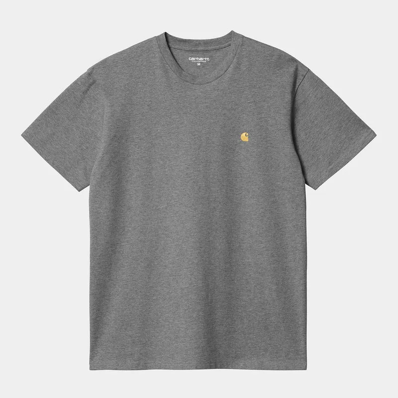 Carhartt WIP Heren Chase T-shirt met korte mouwen - Donkergrijs Heather