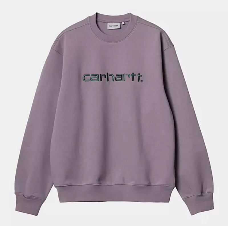 Carhartt WIP HEREN Carhartt WIP Sweattop - Glazig paars