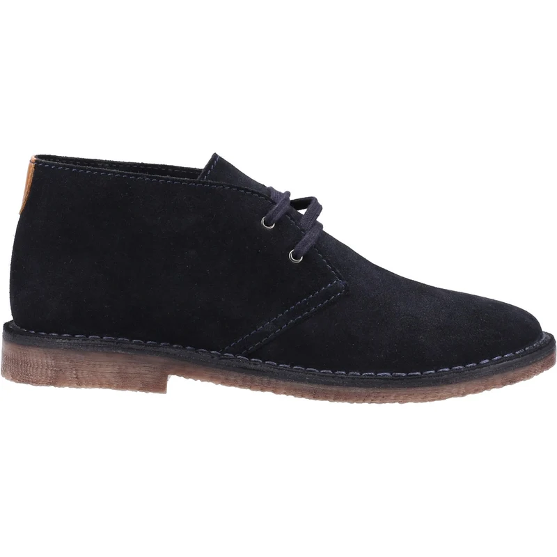 Hush Puppies Samuel suède chukka-laarzen voor heren - marineblauw