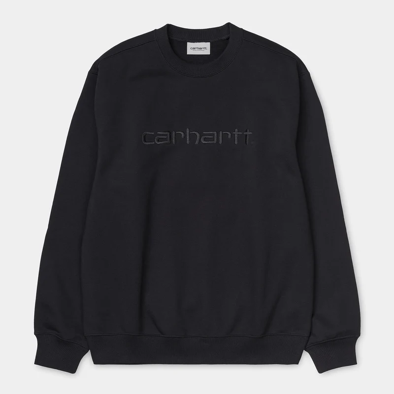 Carhartt WIP HEREN Carhartt WIP Sweattop - Zwart / Zwart