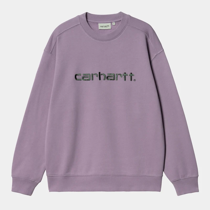 Carhartt WIP DAMES Carhartt WIP Sweattop - Glazig paars