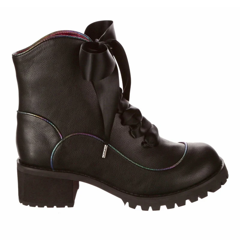 Irregular Choice Low Rider-laars voor dames - zwart