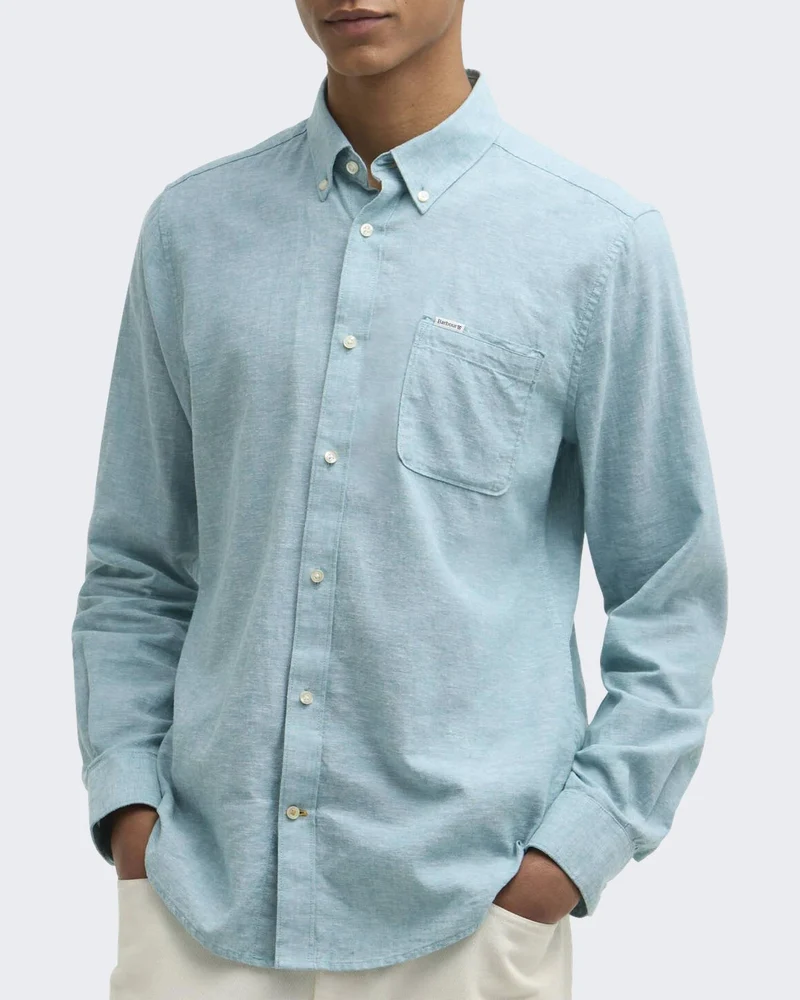 Heren Nelson Tailored Shirt Groen