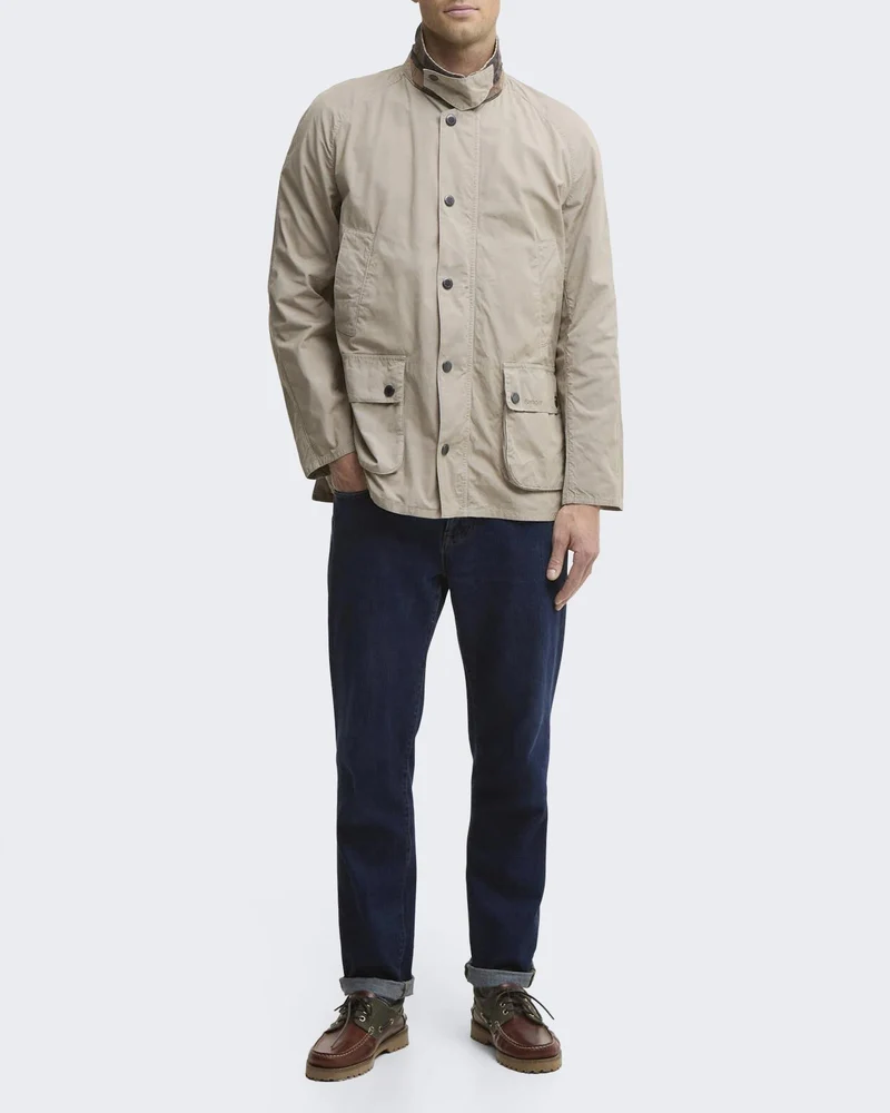 Barbour Heren Ashby Casual Jacket Grijs