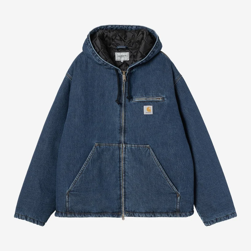 Carhartt WIP Cleveland-jas voor heren | Blauw stonewashed